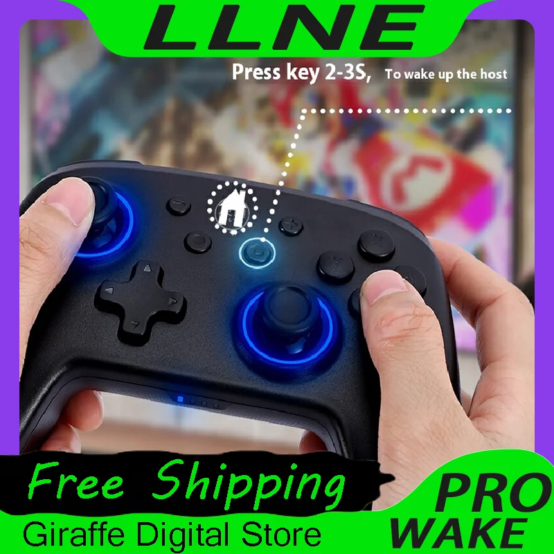 

Good Value IINE Suitable for Nintendo Switch controller, Bluetooth wake-up, Pro gamepad, PC/computer, Steam zero pairs line up