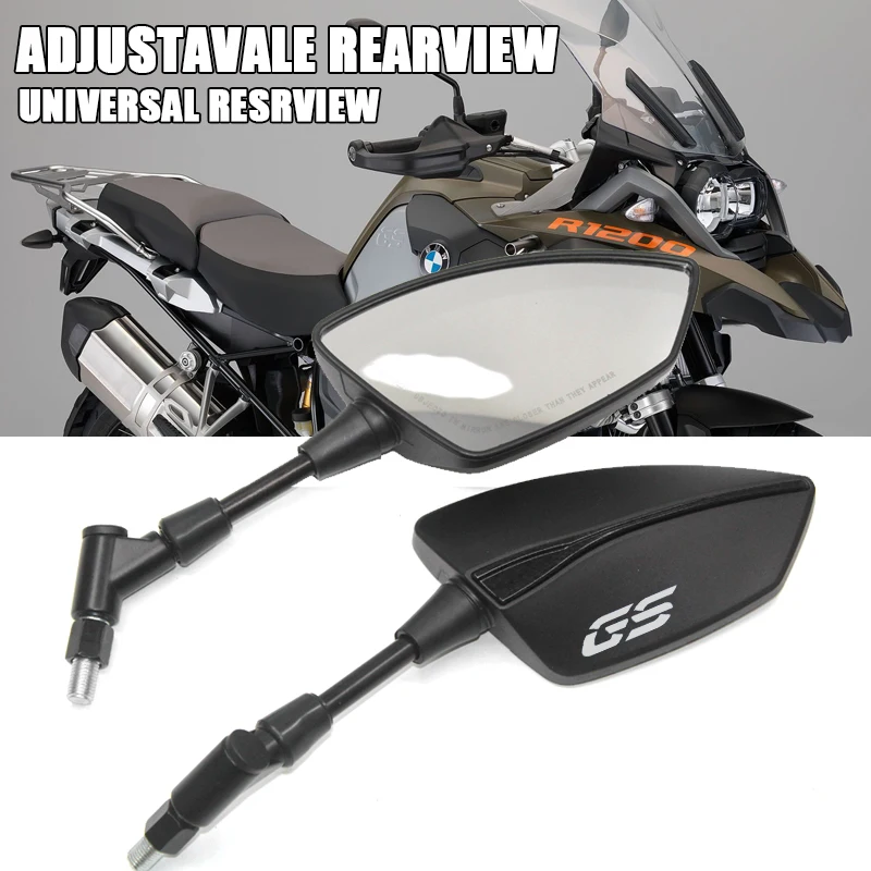 For BMW R1200GS R1250GS Adventure F750GS F650GS F800GS F850GS LC ADV Motorcycle Adjustabale Side Rearview Mirrors Universal