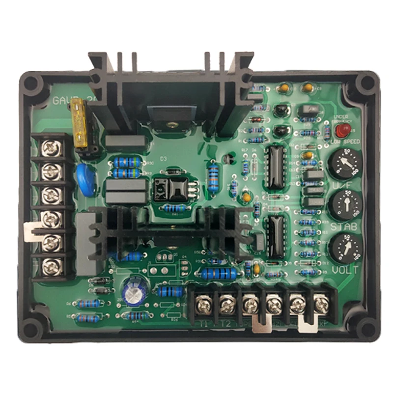 

GAVR-20A Бесщеточный генератор Автоматический регулятор напряжения 12A AVR Регулятор напряжения для бесщеточных генераторов 220/380/40OVAC