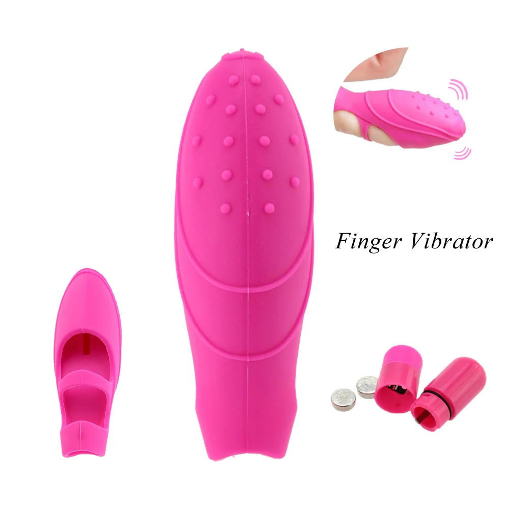 Unisex Mini Finger Vibrator G-spot Massager Waterproof Finger Clit Vibrator Dancing Finger Shoe Clitoral Simulator Sex Toys