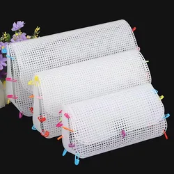 Plastic Mesh Cloth DIY Bag Purse Frame Bag Making Special-shaped Clear Shaping Sheet Hand Woven Mesh Sheets Crocheting Weaving