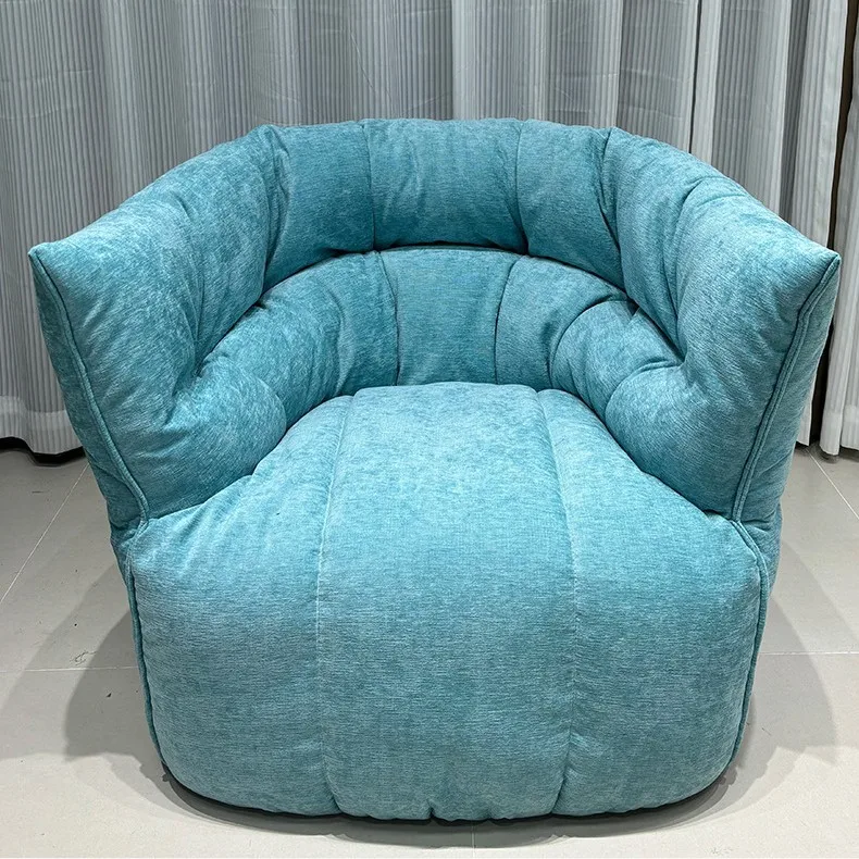 Briquandine Bedroom Living Room Soft Comfortable Lazy Sofa Chair Modern Fabric Leisure Chair Bean Bag Sofa