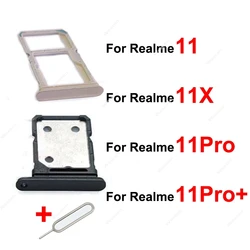 For Realme 11 11 Pro 11Pro Plus 11X 5G SIM Card Tray SIM Card Holder Reader Socket Slot Replacement Parts