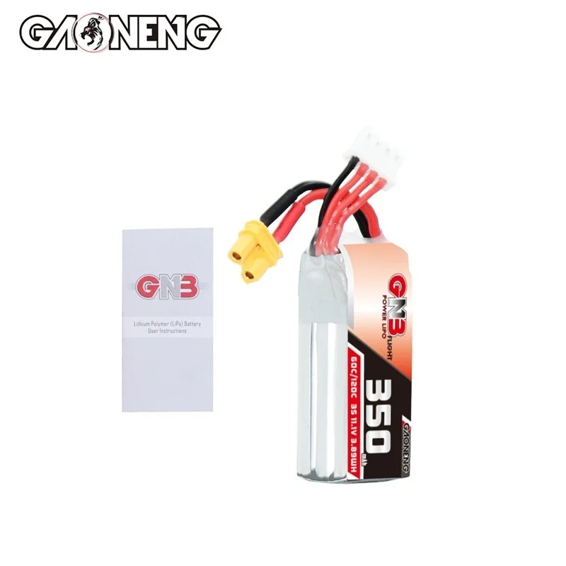 GAONENG GNB 3S 11.1V 350MAH 60C/120C LiPo Battery For FPV RC Racing Helicopter Quadcopter Drone 11.1V Battery With XT30 Plug