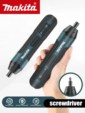 Makita Cordless Electric Screwdriver | 3.6V 5N.m Torque | 1/4" Chuck | 1300mAh Li - ion Battery.HT422