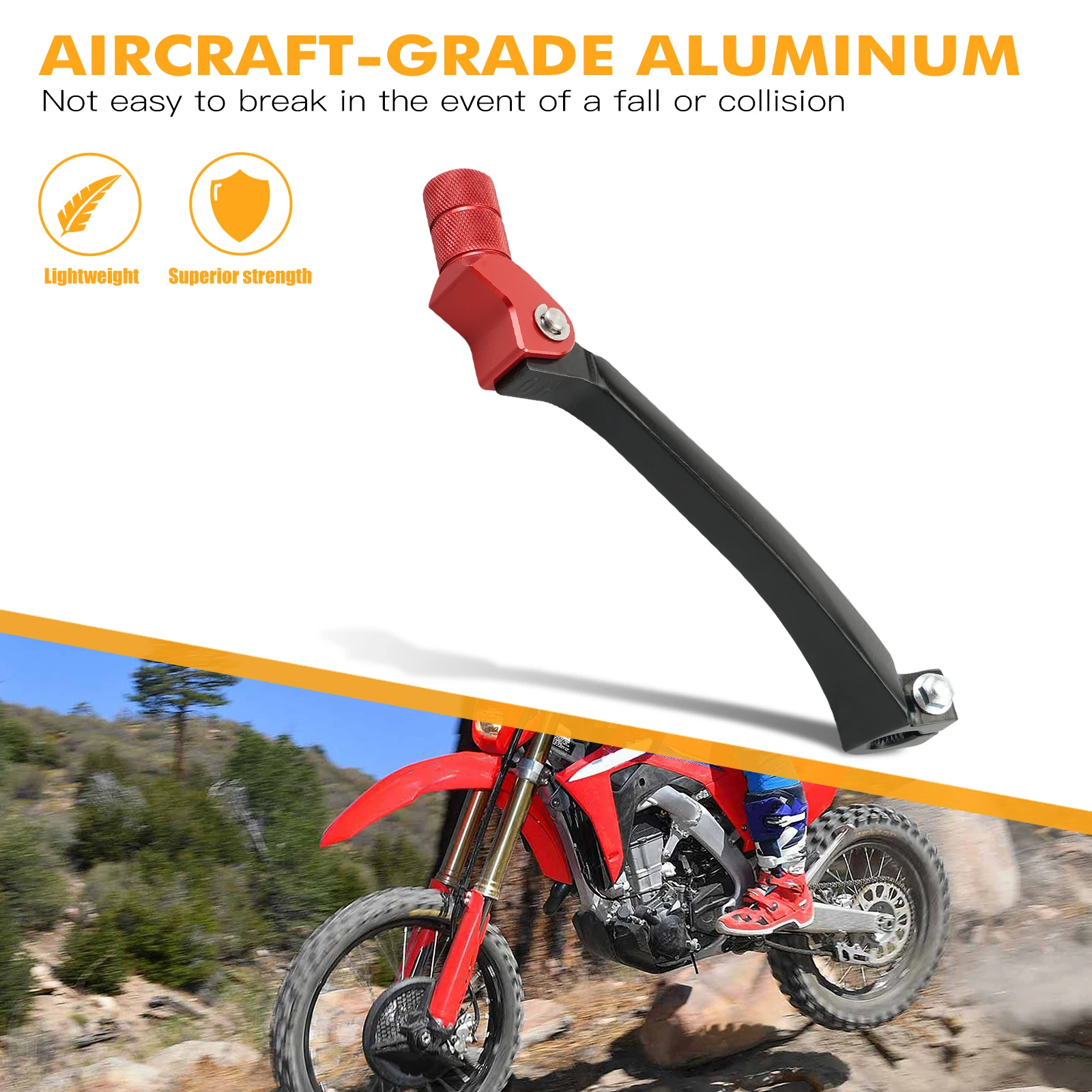 For Honda CRF250R CRF450R 2018-2023 CRF250RX CRF450RX CRF450X CRF450L CRF450RL Motorcycle Forged Shift Lever CRF 250R 450R - Image 4