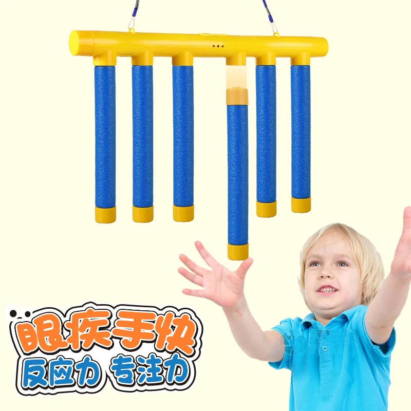 

Reflex Stick Game,Reflex Sticks Reaction Training Hand Speed Challenge Game,Upgrade Catching Sticks Remote Control 3 Speed