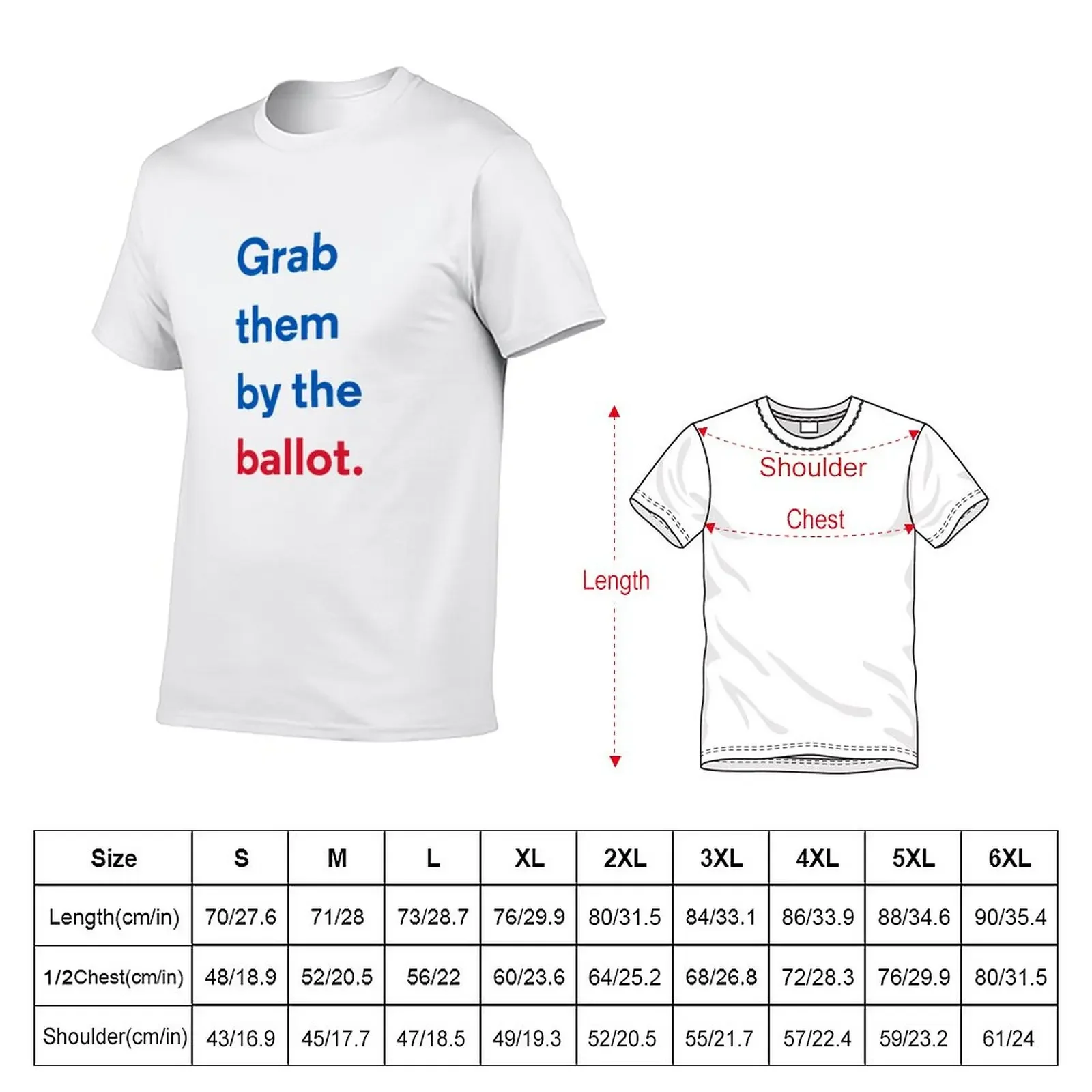 grab them by the ballot T-Shirt plus sizes sweat anime animal prinfor boys mens white t shirts