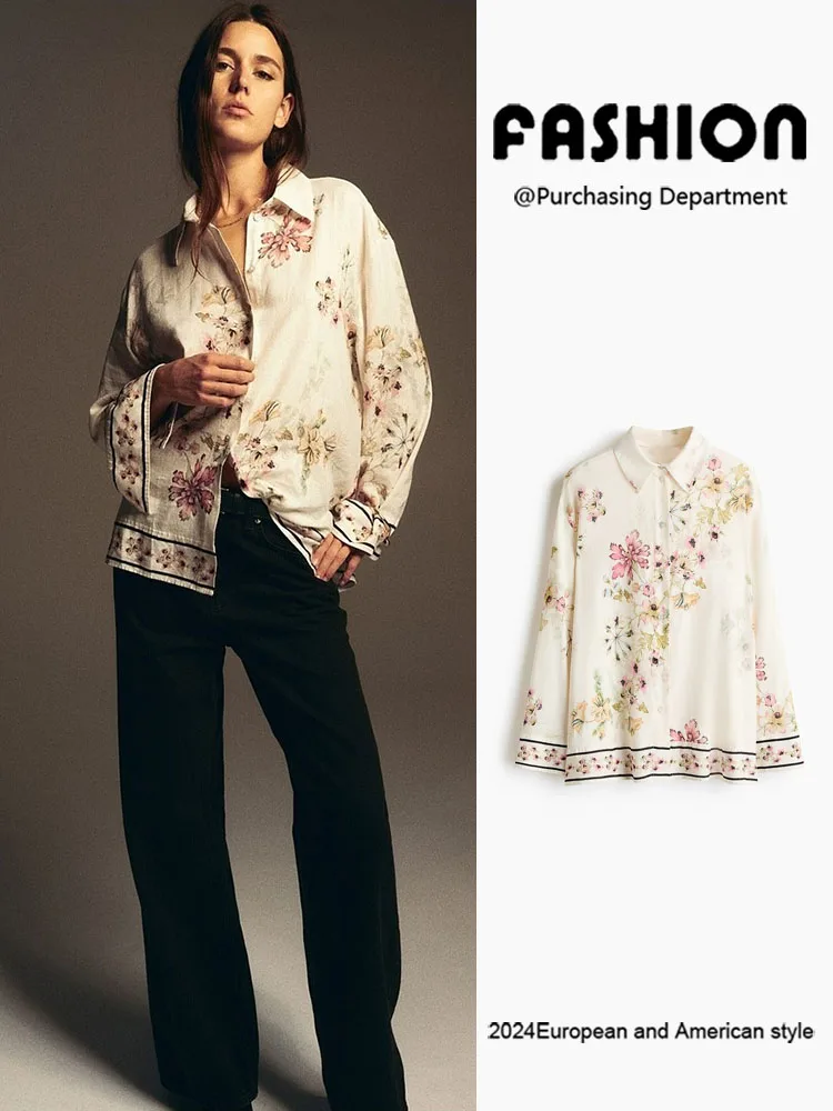 

Весна 2026: Новое поступление! Женское модное универсальное пальто с длинным рукавом, удобное, стройнящее, с принтом и отложным воротником.