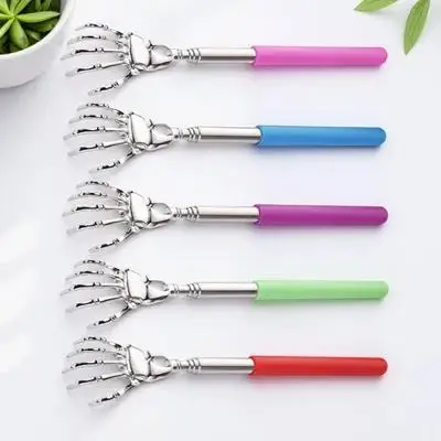 

5Pcs Back Scratcher Manual Retractable Long Handle Back Scratching Tool Practical Body Scratcher Portable Anti Itch Massager