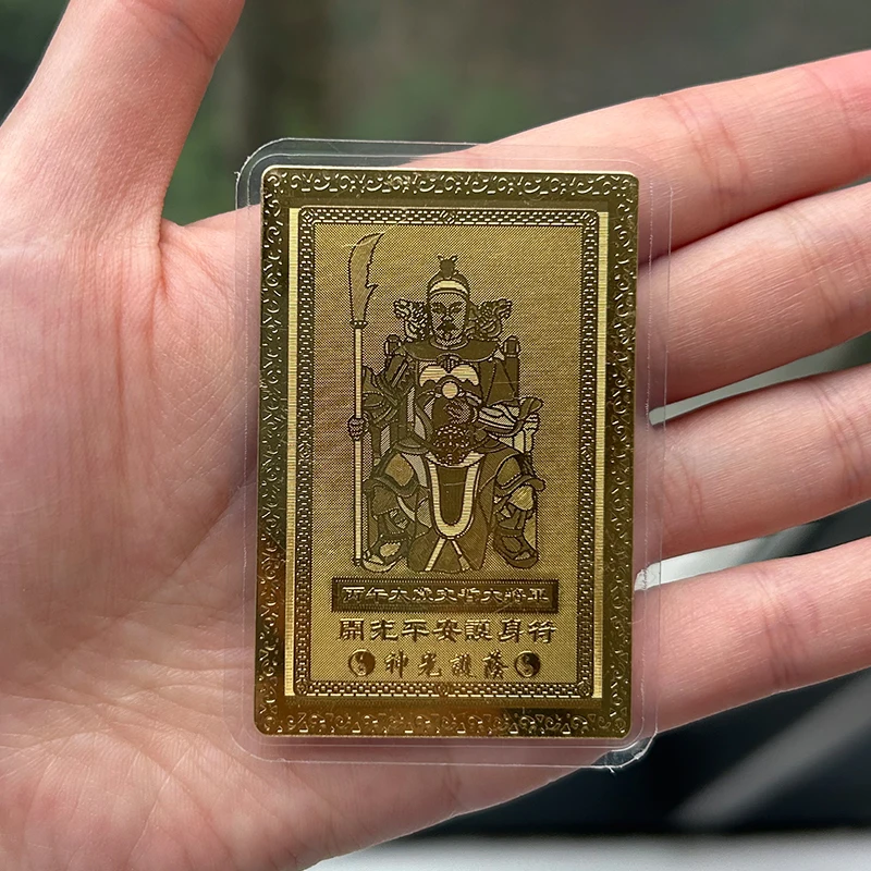 Amulet Safety Health Wealth 2026 Mini Tai Sui Card Horse Year Feng Shui Blessing Card Portable Statue Protective Gift Home Decor