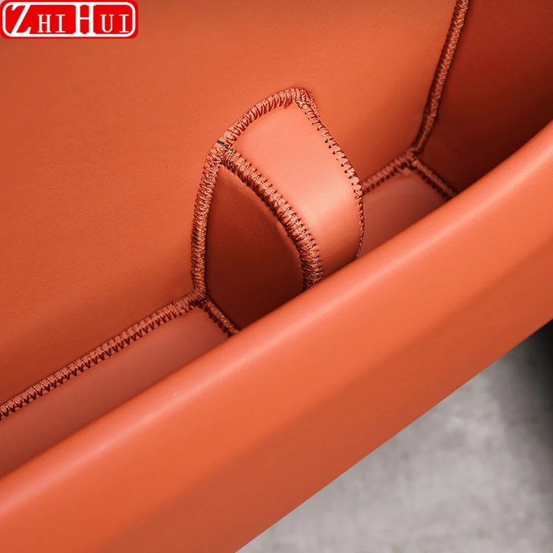 

For Li Lixiang L7 L8 L9 2022-2024 Car Styling Door Storage Pocket Door Slot Pad Interior Protective PU Leather Pad Accessories