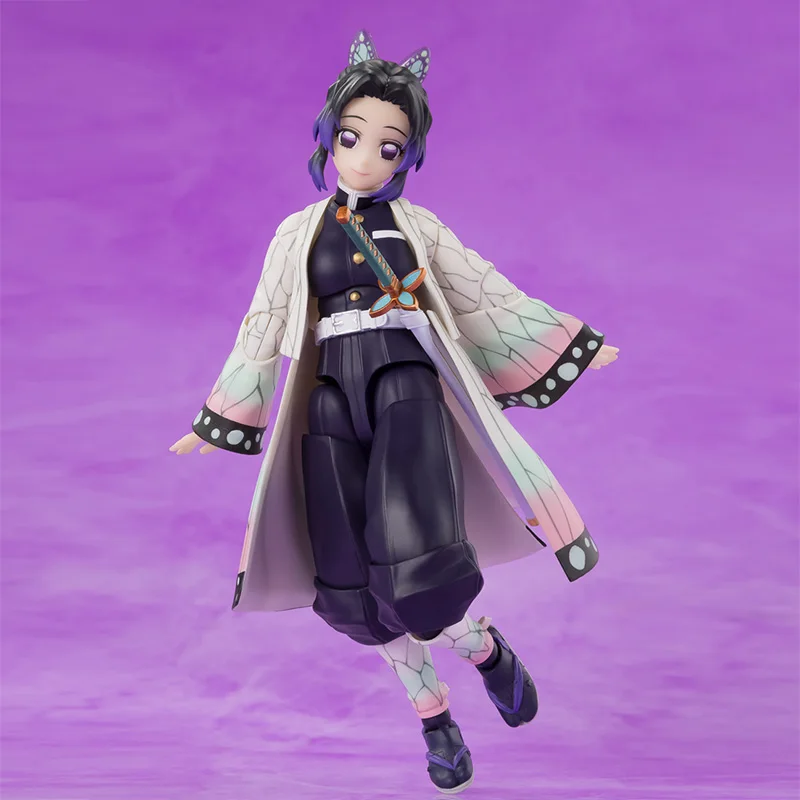 Bandai original S.H.Figuarts SHF Shinobu Kocho Demon Slayer anime action figure model ornaments collection toy surprise gift