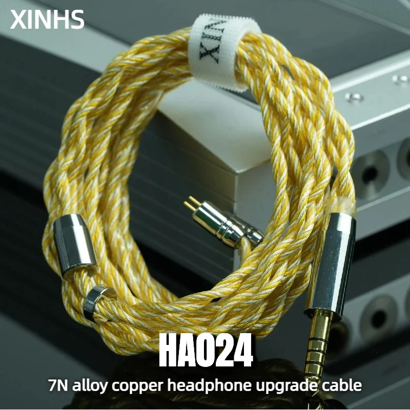 

XINHS S110 HA024 HiFi Earphone Upgrade Cable Set 4.4mm 0.78mm Suitable for Hidizs, MOONDROP, Tang Zu In Ear Earphones
