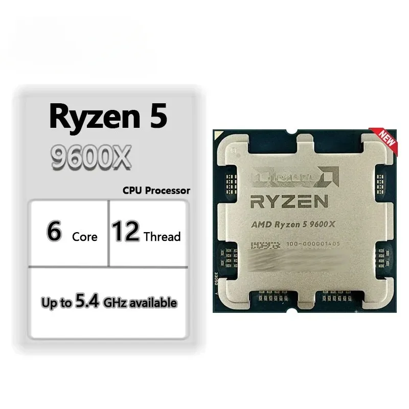 مجموعة اللوحة الأم B650 مع معالجات وحدة المعالجة المركزية Ryzen 5 9600X 2*16GB=32GB 6000Mhz DDR5 ذاكرة الوصول العشوائي ثنائية القناة M-ATX B650M GAMING PLUS #6