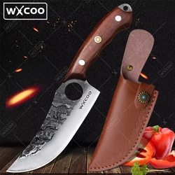 WXCOO Professional Japanese Kitchen Chef's Knife Stainless Steel Boning Knife Meat Chopper Vegetable Slicer Butchery Beef Cutter