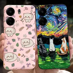 For Xiaomi Redmi 13C Case Redmi 13C 2023 Cute Cartoon Jelly Soft Silicone TPU Phone Back Cover For Redmi13c 13 C 4G