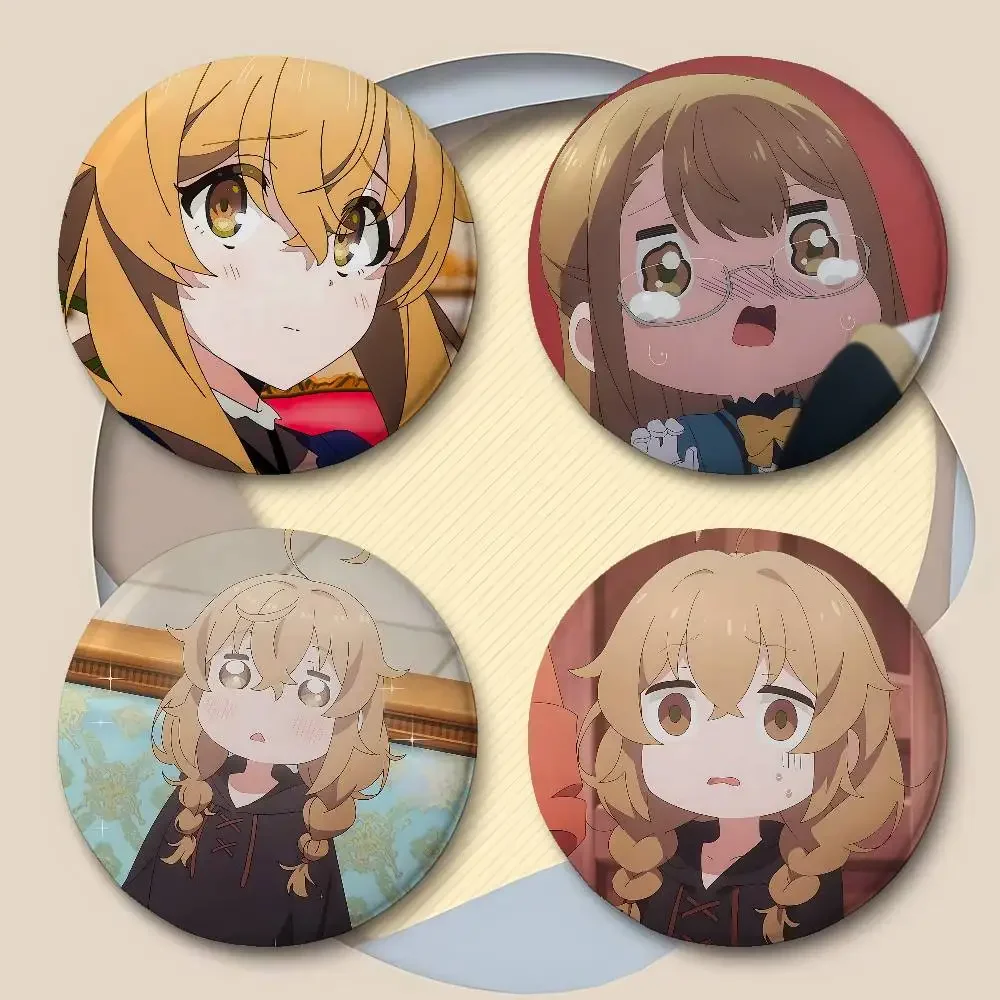 Anime S-Secrets Of The Silent Witch Badge Peripheral Lapel Pin Tinplate Round Brooch For Shoulder Bag Accessories Souvenir Gifts