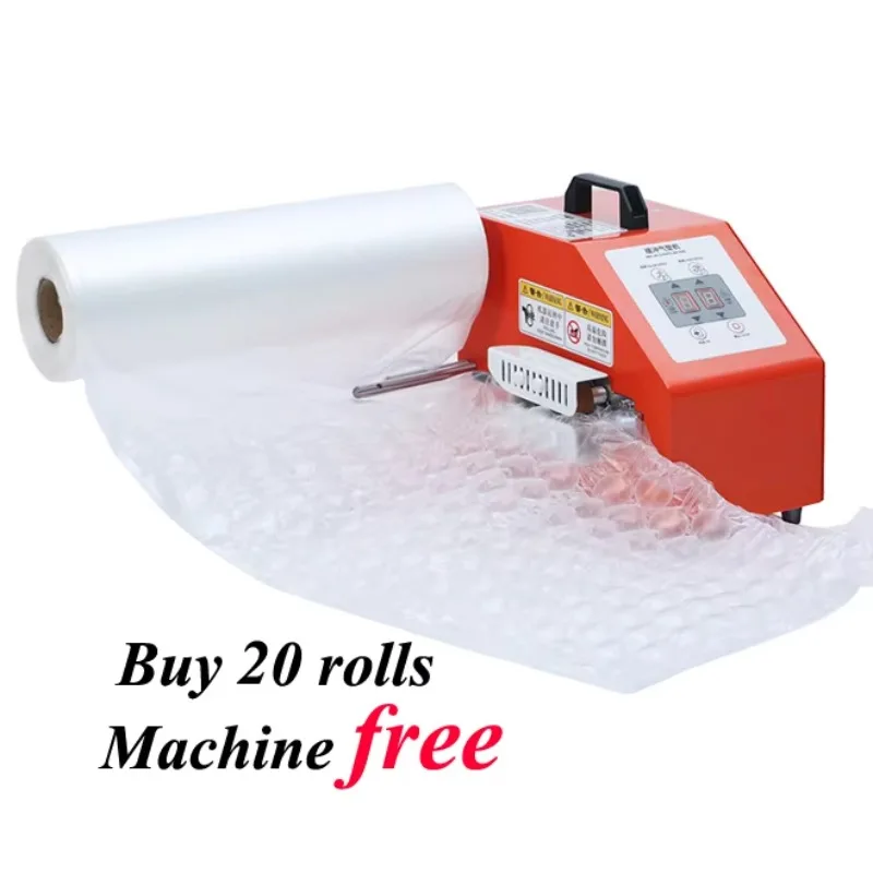 

Air Packing Inflatable Air Packing Pillow Air Bubble Film Roll Wrap Making Automatic Gas Filling Mini Bag Seal Machine
