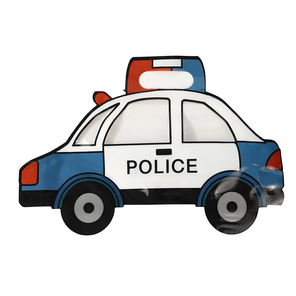 10 Stücke Cartoon Polizei Auto Dichtung Cookie Süßigkeiten Tasche Snacks Geschenkverpackung Taschen für Kinder Jungen Geburtstag Baby Shower Party Dekoration – Detail 7
