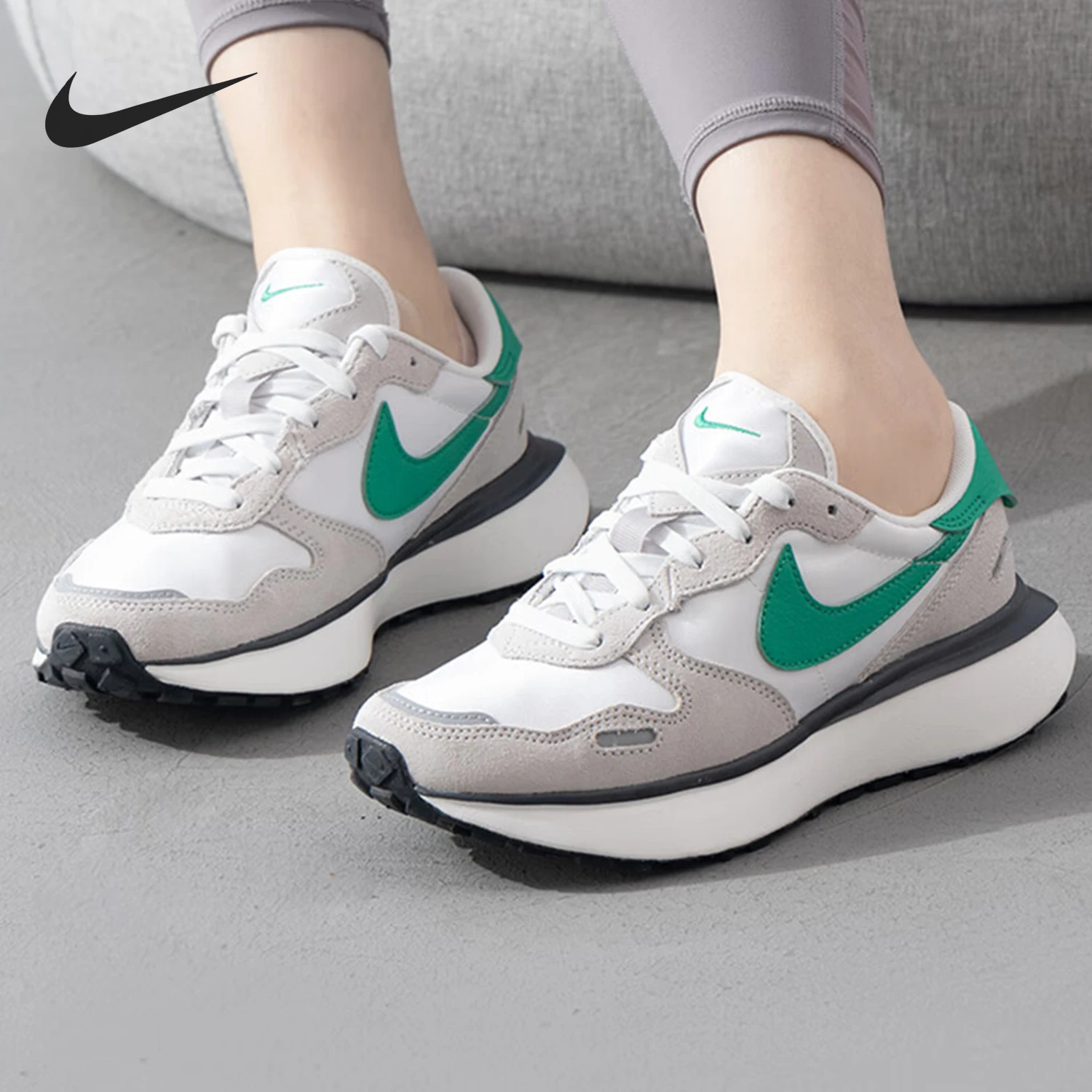 

Nike Genuine Phoenix Waffle Women's Thick-Sole Retro Sneakers FD2196-103