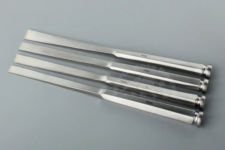 Orthopedic Osteotome Chisel Straight Tessier Bone Graft Osteotome Veterinary Orthopedic Instrument