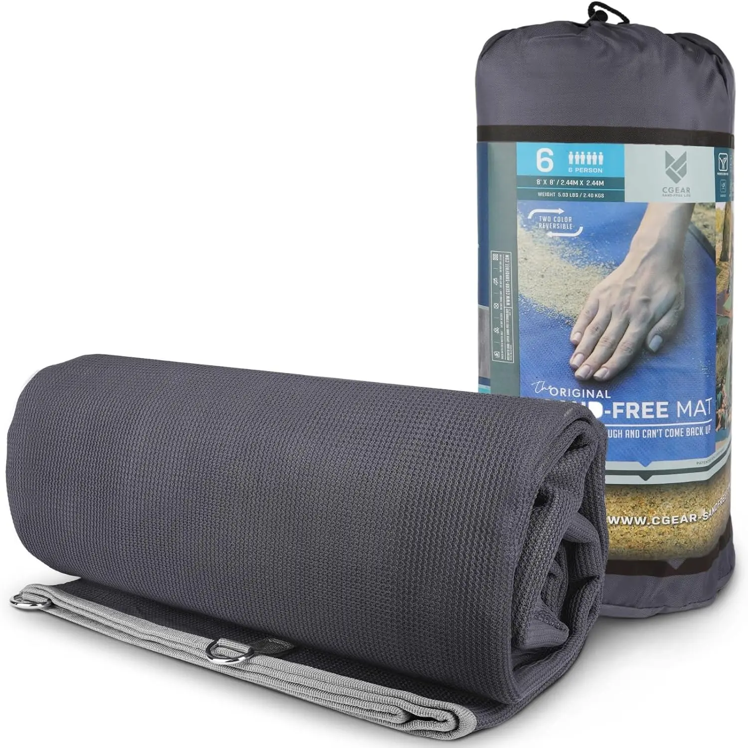 Original Sand-Free Outdoor Camping Mat – Beach, Picnic & Camping Ground Mat with Carry Pouch