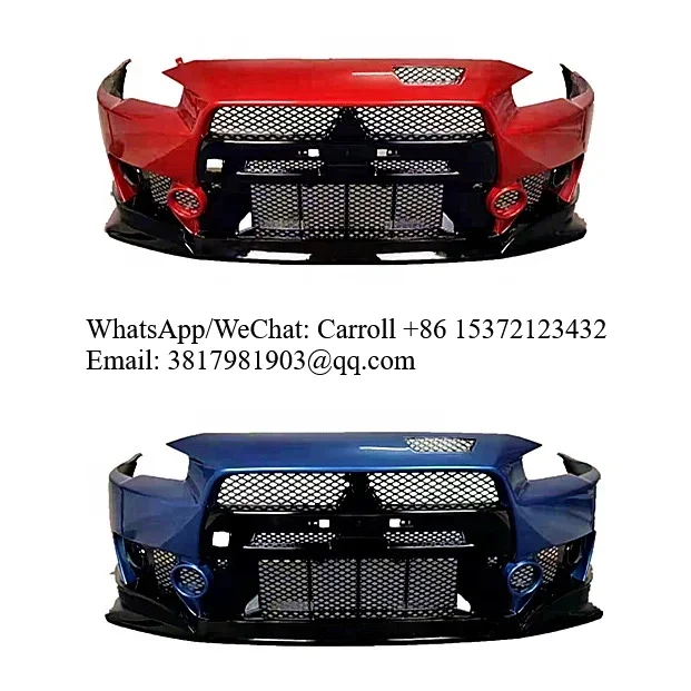 

Комплект кузова автомобильного бампера для Mitsubishi Lancer EX 2009-2015, обновленный комплект кузова переднего бампера в стиле FQ400