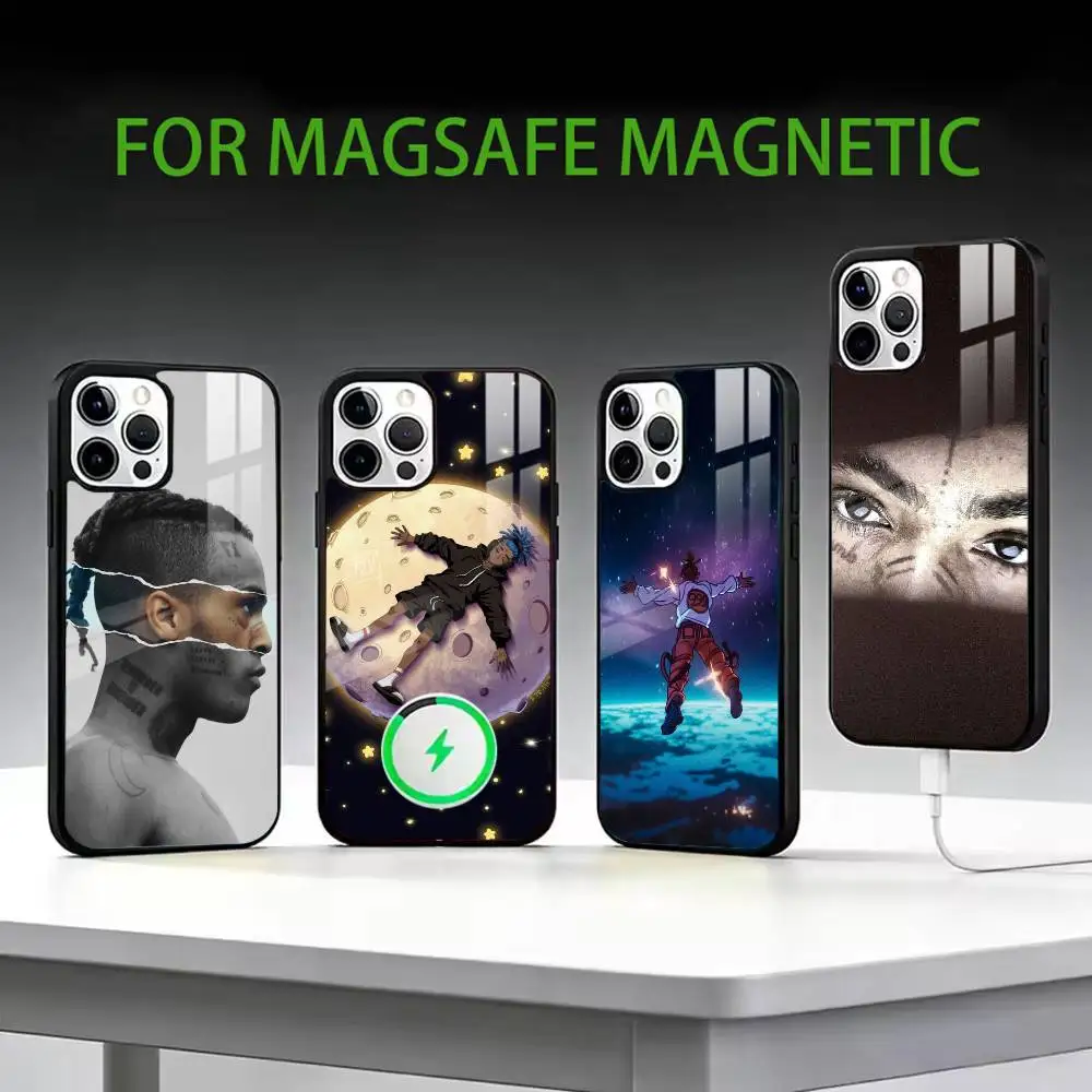 

xxx xxxtentacion-n Phone Case For iPhone17,16,15,14,13,12,11 Plus,Pro Max Magnetic For Magsafe Wireless Charging