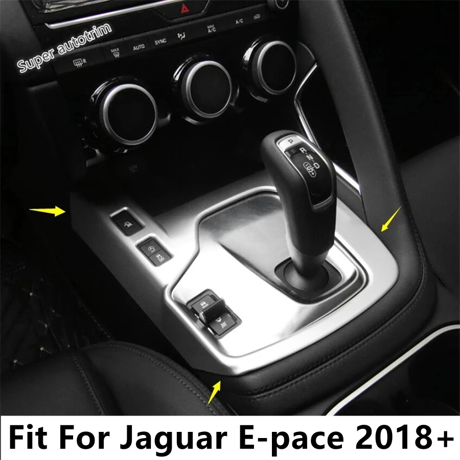 

Center Control Gear Shift Panel Frame Decoration Cover Trim Matte / Carbon Fiber Accessories For Jaguar E-pace E pace 2018 -2023