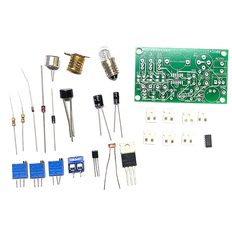 Sound And Light Control Corridor Light Circuit Board Kit To Make Electronic DIY Parts