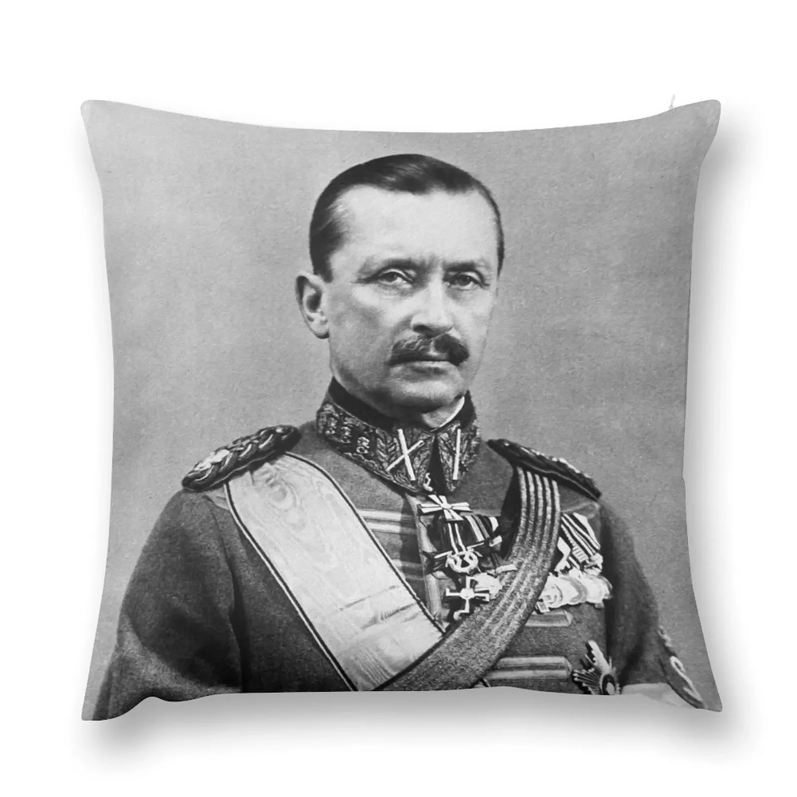 

Carl Gustaf Emil Mannerheim muotokuva portrait Throw Pillow Plaid Sofa Room decorating items Embroidered Cushion Cover pillow