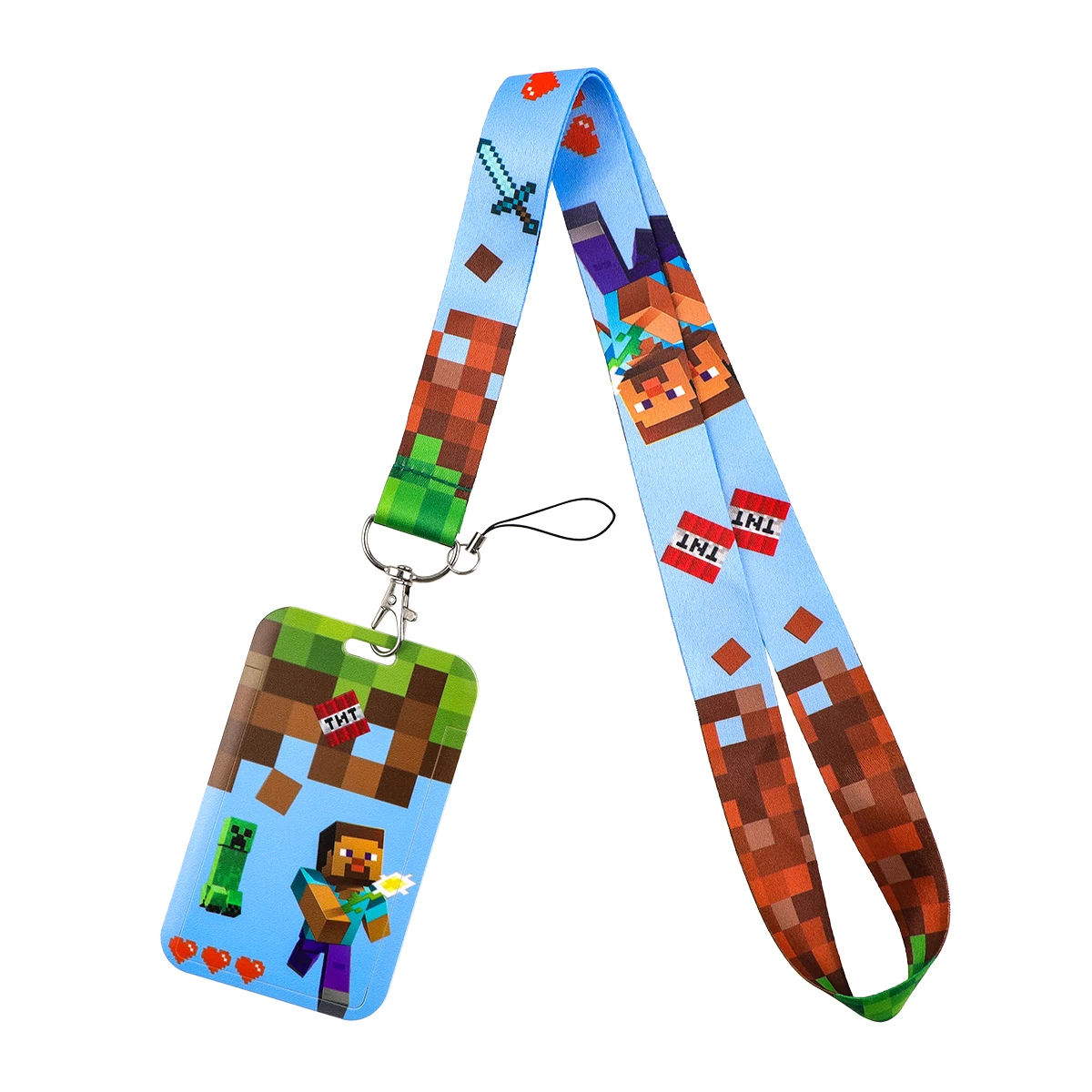 Flower Lanyards Keychain ID Card Pass
