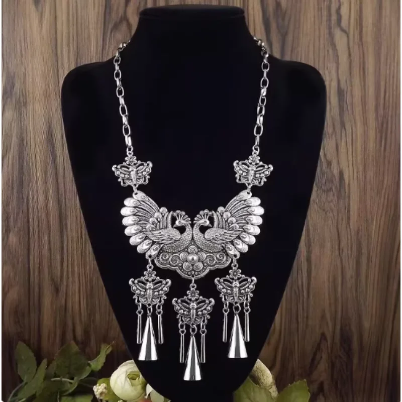 

Miao Ethnic Style Collars, High-end Accessories For Stage Performances