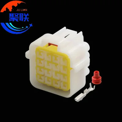 Plugue automático de 16 pinos FM-C-16F-W conector de fiação elétrica à prova d'água FM-C-16F com terminais e selos