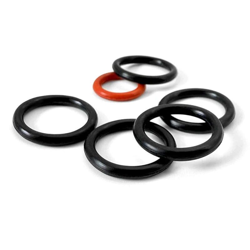 High Elastic VMQ Silicone O Rings CS 2mm OD 5-170mm Food Grade Heat-Resistant Seals for Industrial Machinery & Equipment
