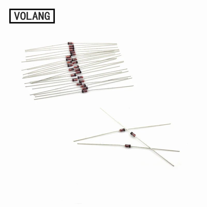 100PCS/LOT 1N4148 DO-35  DIP Pin IN4148 High-Speed Switching Diodes New Glass Material 75V,200mA,Trr=4ns,VF=1V@10mA,PD=500mW