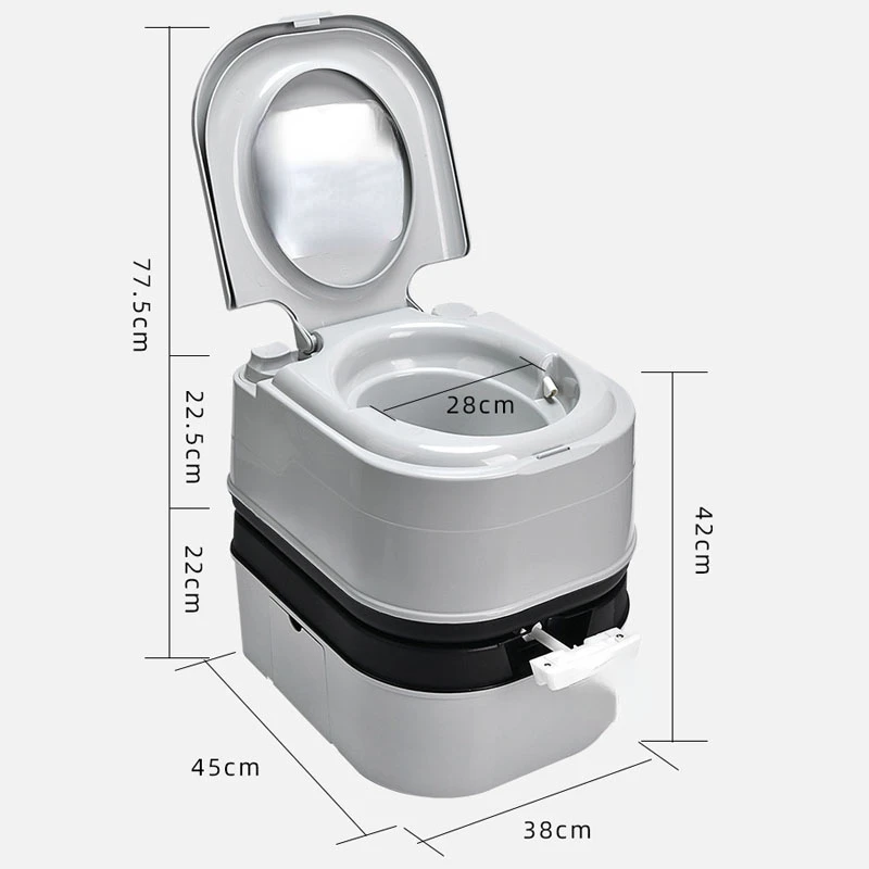 Chemical toilet portable toilet camping tent boat 24L load-bearing 200KG