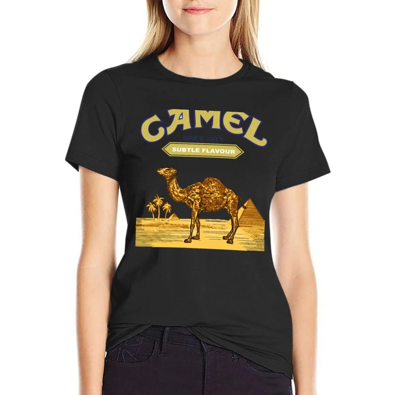 Camel Cigarettes T-Shirt anime clothes cute tops cute t-shirts for Women