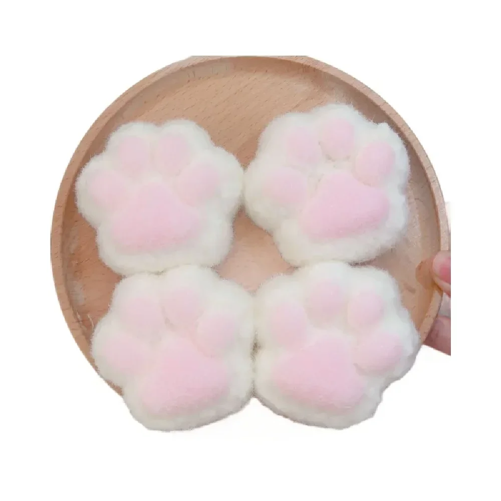 Mochi Taba Squishy nuevo juguete antiestrés Kawaii pata de gato de peluche de silicona pequeño lindo gato rosa pie pellizco y descomprimir juguete