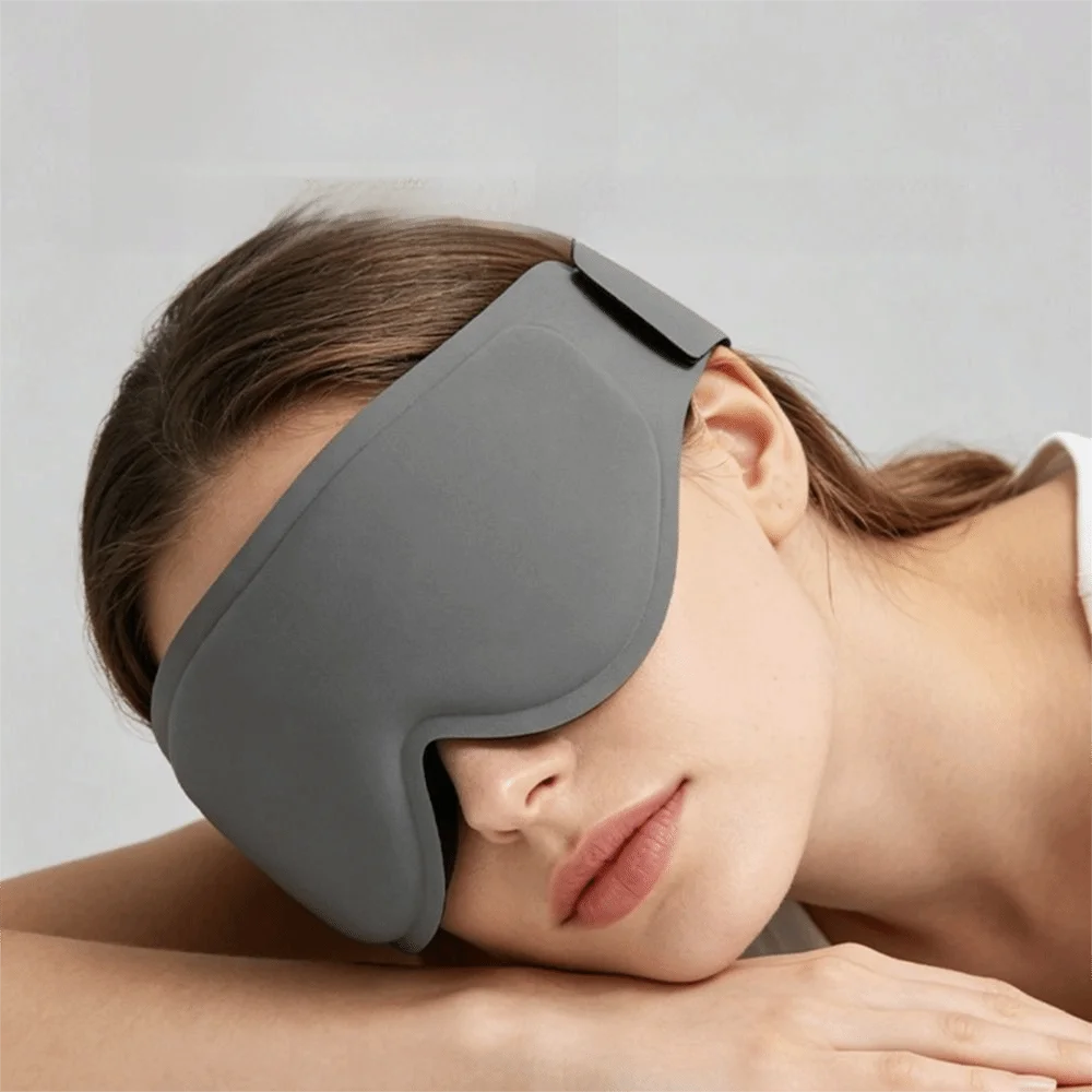 Full-coverage Weighted Eye Mask Light-blocking Breathable 3D Sleep Eye Cover Comfortable Sleep Aids Travel Relax Eyepatch Summer