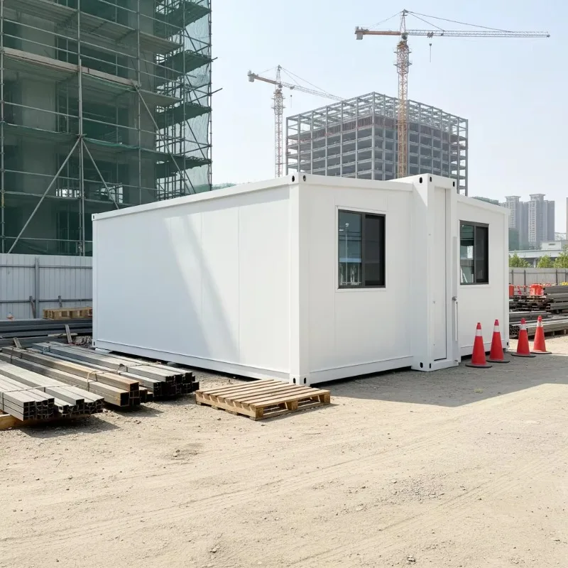 Customized 20ft Foldable Prefab Container Home Portable Ready Made Tiny House for Office Residential Living and Commercial Space