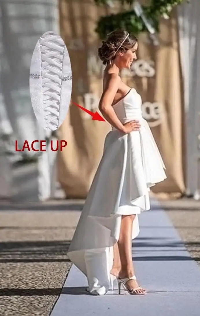 Атласное свадебное платье без бретелек без бретелек Элегантное великолепное пышное платье трапециевидной формы Вечернее платье для танцев Вечернее платье Длинное вечернее платье