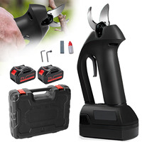 21V Brushless Electric Pruning Shears Rechargeable Battery Landscaping Fruit Tree Electric Scissors Wireless Branch Pruning Tool