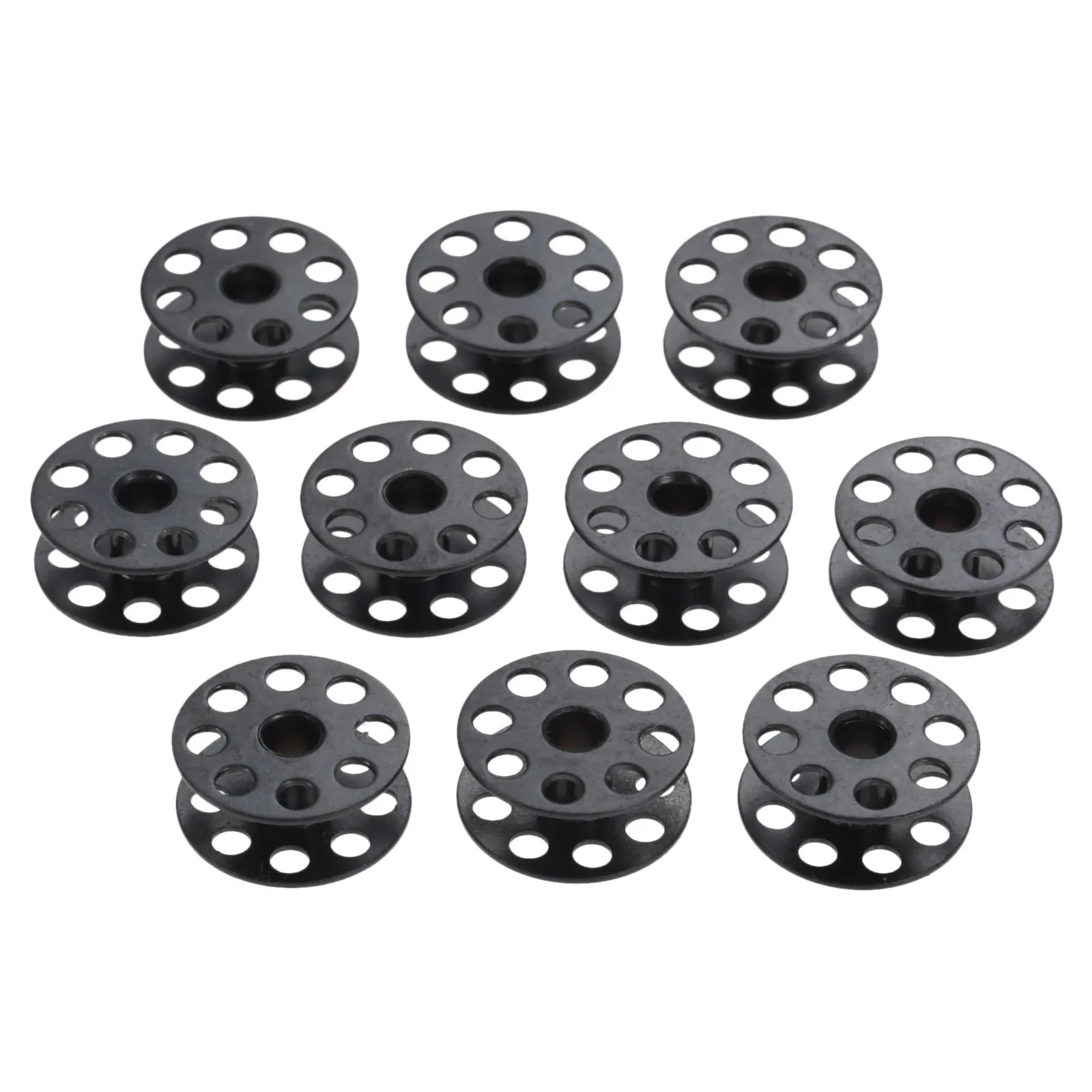 10PCS 25mm Black Sewing Machine Bobbins Walking Foot For Industrial Single Needle Sewing Machines Carbide Steel