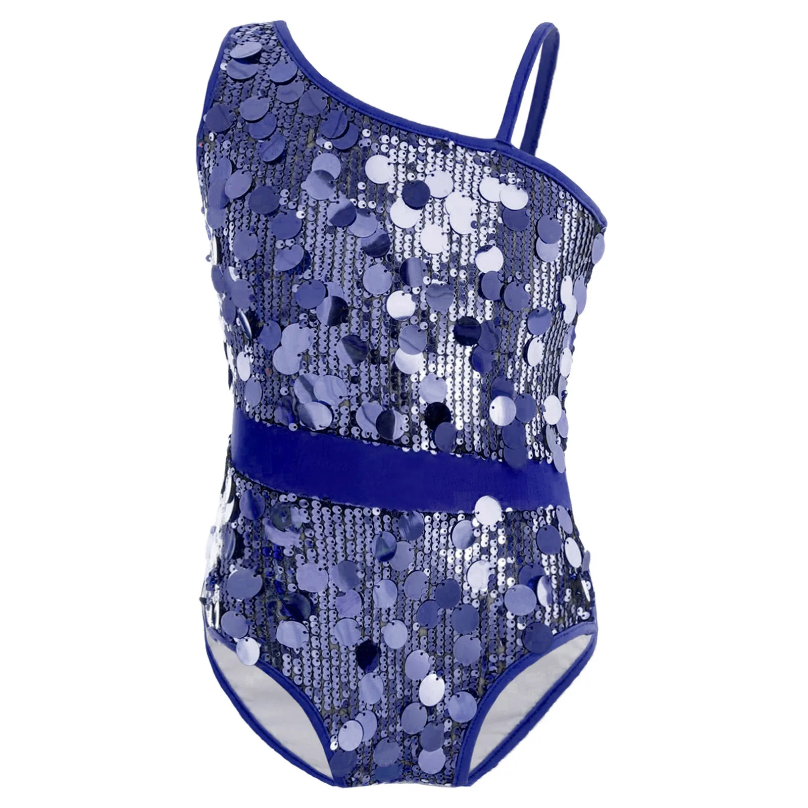 Children's Sequins Rhythmic Gymnastics Leotard Tutu Ballet Dance Figure Skating Bodysuit Girls Jumpsuit Performance Dancewear