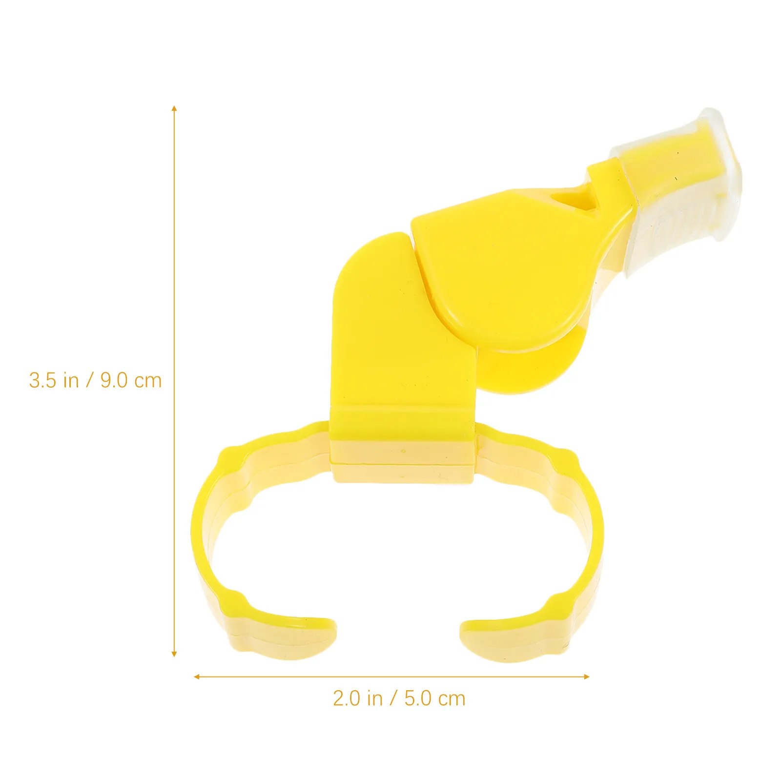 4Pcs Whistle Ring Loud Sound ABS Whistle for Coaches Referees Teachers Lifeguards Hiking Camping Emergency Sports Use