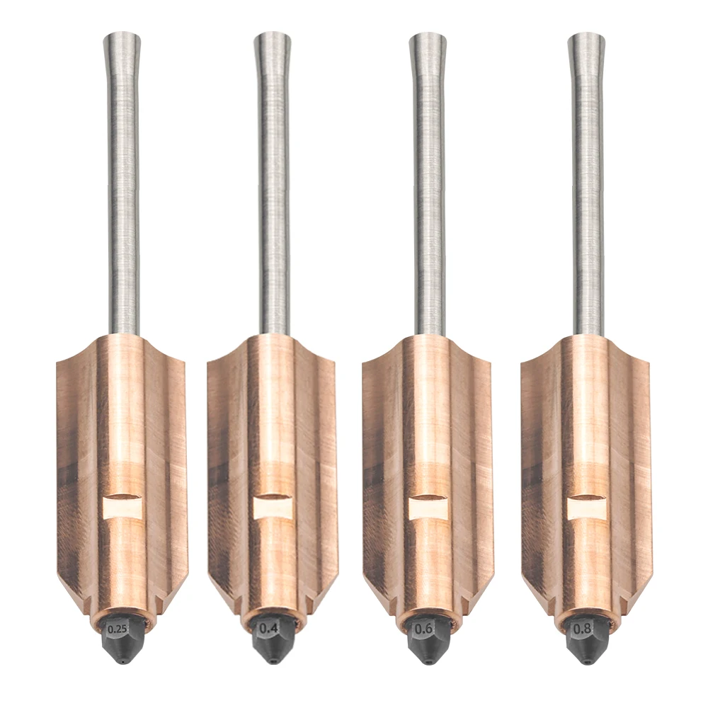 Düse für Flashforge AD5X Neue Verbesserte Bimetallische Gehärtete Stahldüse 0,25mm 0,4mm 0,6mm 0,8mm Abnehmbare Düsen 3D-Drucker-Teile – Detail 7
