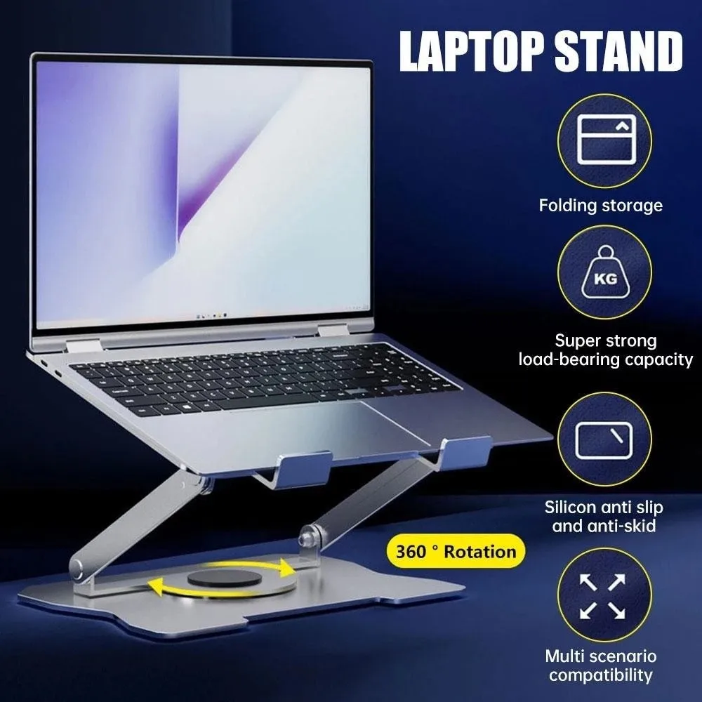 New 360° Rotation Tablet Stand Heat Dissipation Foldable Laptop Holder Adjustable Multi Angle Lifting Bracket
