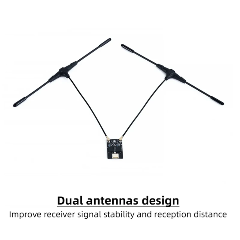 For Axisflying ES900 DUAL RX ELRS Diversity Receiver 915Mhz Built-In TCXO For RC Airplane FPV Long Range Drones